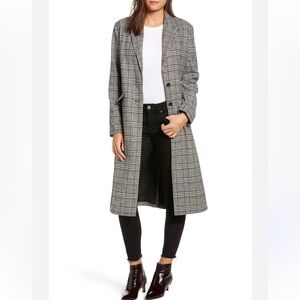 EUC The Fifth Label Nimbus Check Coat